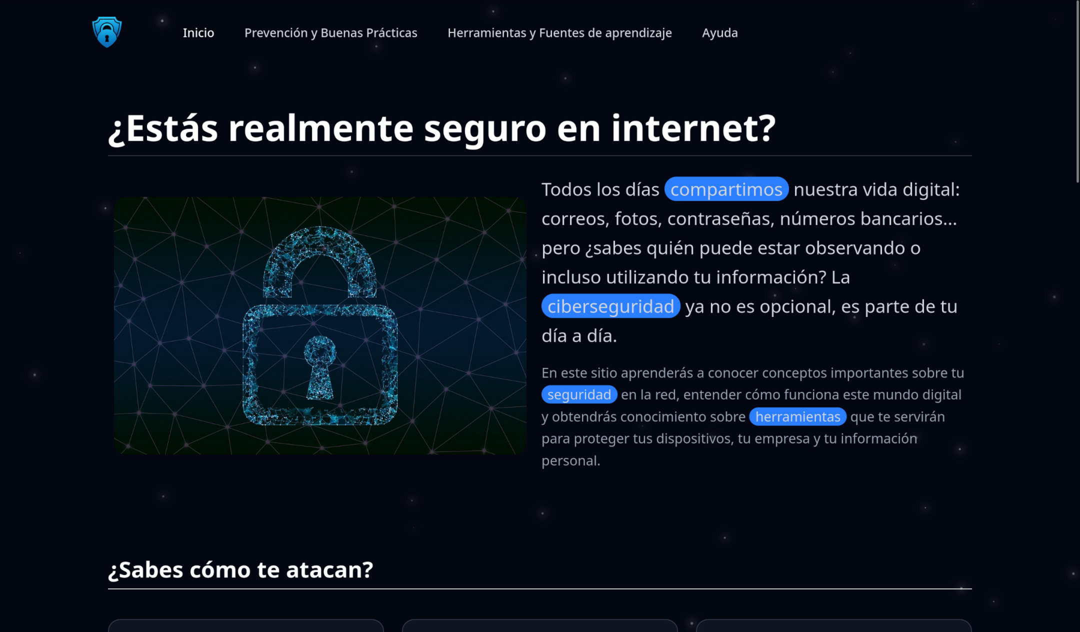 Imagen de la web